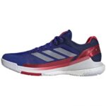 Adidas Crazyquick Boost Padel Shoes Blue Silver White - Image 2