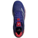 Adidas Crazyquick Boost Padel Shoes Blue Silver White - Image 3