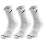 Babolat Medium White Socks 3