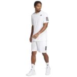 Adidas Club 3 Stripes T-shirt White Black - Image 5