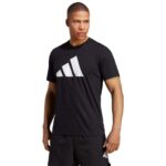 Adidas Essentials Black T-shirt - Image 3