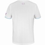 Babolat Juan Lebron White Pink T-shirt - Image 2