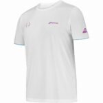 Babolat Juan Lebron White Pink T-shirt - Image 3