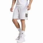 Adidas Club 3 Stripes Shorts White Black - Image 2