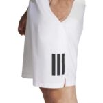 Adidas Club 3 Stripes Shorts White Black - Image 3