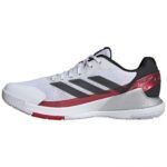 Adidas Crazyquick LS Padel White Black Red Shoes - Image 2