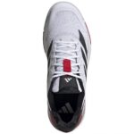 Adidas Crazyquick LS Padel White Black Red Shoes - Image 3