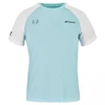 Babolat T-shirt Crew Neck Tee Lebron – Light Blue / White