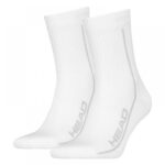 Head Performance Short Crew Socks White 2 Pairs