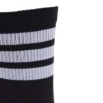 Adidas Logo Socks Black 3 Pairs - Image 3