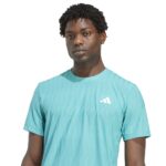 Adidas Freelift Men's Short Sleeve T-Shirt - Turquoise - Image 3