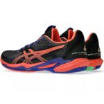 Asics Solution Speed ​​FF 3 Padel Black Coral Shoes - Image 6
