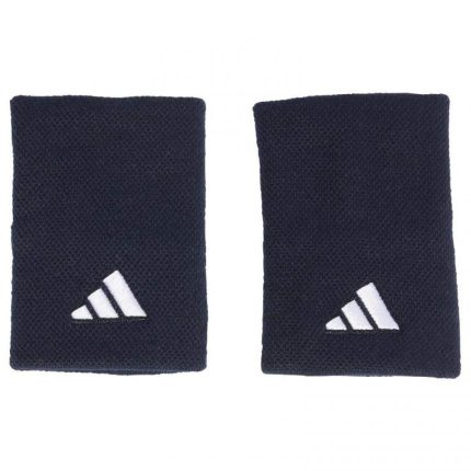 Adidas Wristbands Dark Blue White Large 2 Units