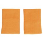 Adidas Wristbands Orange White Large 2 Units - Image 2