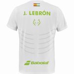 Babolat Crew Neck White Tee Réplica Lebron - Image 2