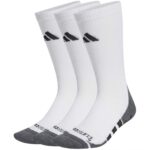 Adidas Performance Climacool Crew Socks White Grey 3 Pairs