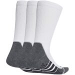 Adidas Performance Climacool Crew Socks White Grey 3 Pairs - Image 2