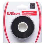 Wilson AbsorbX Overgrips Black 3 Units
