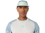 Asics Padel Court Print SS Top Cream Blue T-shirt - Image 4