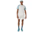 Asics Padel Court Print SS Top Cream Blue T-shirt - Image 7