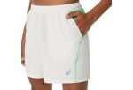 Asics Padel Court 7IN Shorts White Cream Green