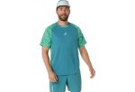 Asics Padel Court Print SS Top Pine Green T-shirt