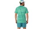 Asics Padel Court Print SS Top Pine Green T-shirt - Image 2