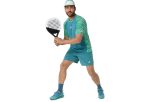 Asics Padel Court Print SS Top Pine Green T-shirt - Image 6