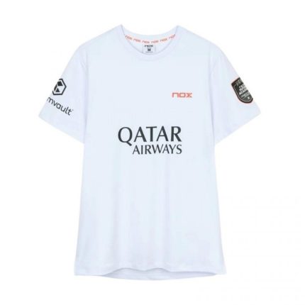 NOX Agustin Tapia Sponsors T Shirt AT10 White 2026
