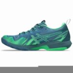 Asics Sonicsmash FF Padel Shoes Blue Green - Image 2