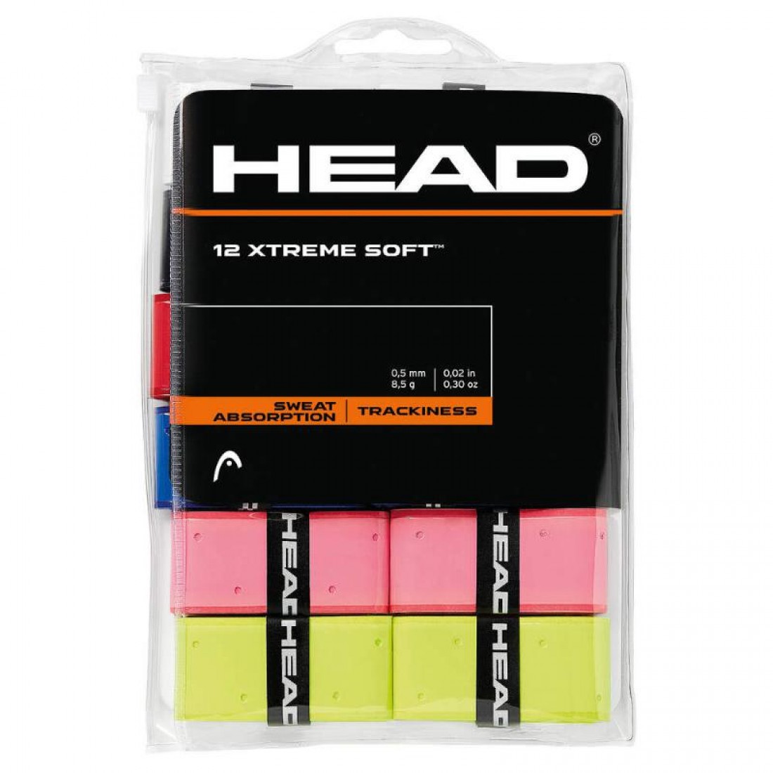 blister-overgrips-head-xtreme-soft-multicolor-12-unidades-1100x1100 Head Xtreme Soft Multicolor 12 Units Overgrip - Image 1