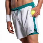 Nox Pro White Green Ivy Shorts - Image 4