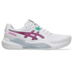 Asics Gel Challenger 15 Clay White Pink Sakura Padel Shoes