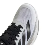 Adidas Crazyquick Boost Padel Shoes White Black Silver - Image 7