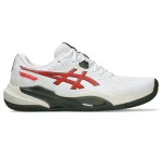 Asics Gel Challenger 15 Clay Padel Shoes White Red