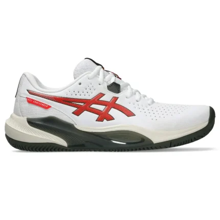 Asics Gel Challenger 15 Clay Padel Shoes White Red