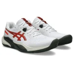Asics Gel Challenger 15 Clay Padel Shoes White Red - Image 3