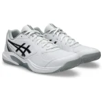 Asics Gel Dedicate 9 Padel Shoes White Black - Image 3