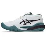 Asics Gel Resolution X Clay Padel Shoes White/Dark Maroon - Image 2