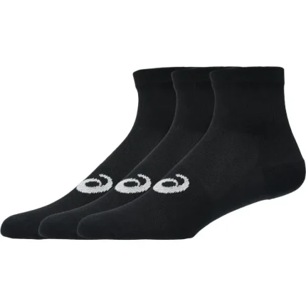 Asics Quarter Performance Socks Black 3 Pairs