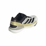 Adidas Crazyquick Boost Padel Shoes White Black Gold - Image 3