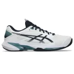 Asics Solution Speed ​​FF 4 Clay White Dark Blue Padel Shoes