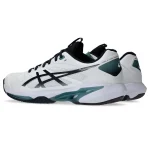 Asics Solution Speed ​​FF 4 Clay White Dark Blue Padel Shoes - Image 3