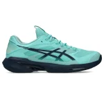 Asics Solution Speed FF 4 Clay Padel Shoes, Mint Dark Blue