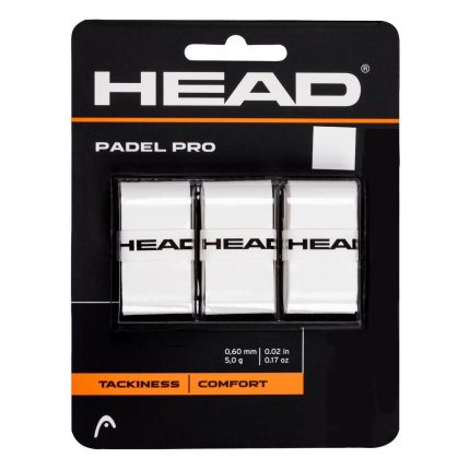 Head Padel Pro Overgrips White 3 Units