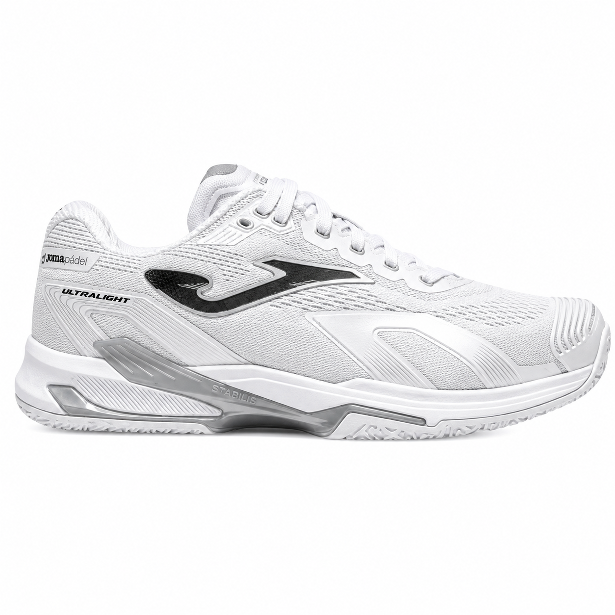 ChatGPT Image Aug 10, 2026, 01_37_34 PM Joma Ultra Light 2602 White Black Padel Shoes