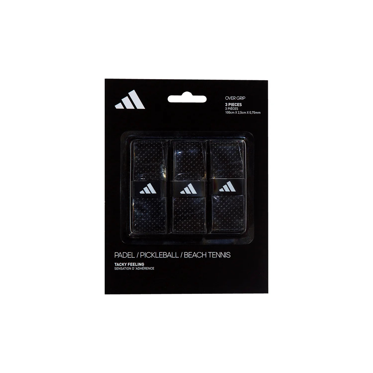 OVERGRIPBLACK_5db51743-eb78-4d5a-ac36-56141faccb18_jpg_2048x Adidas Tacky Feeling Black Overgrips - Image 1