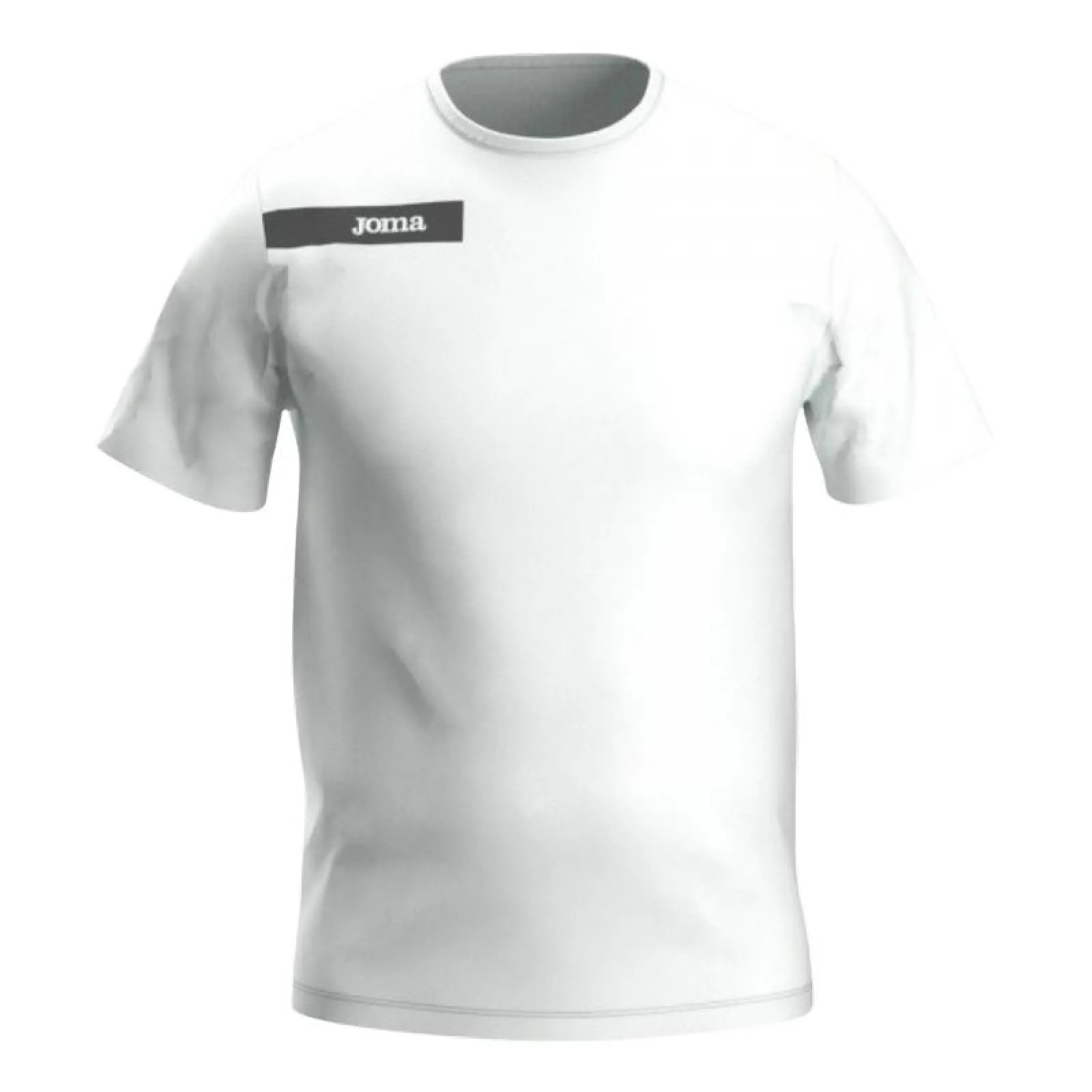 camiseta-joma-challenge-blanco-negro-1-1600x1600 Joma Challenge T-shirt White - Image 1