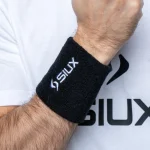 Siux Basic 26 Short Wristbands, Black, 2 Units