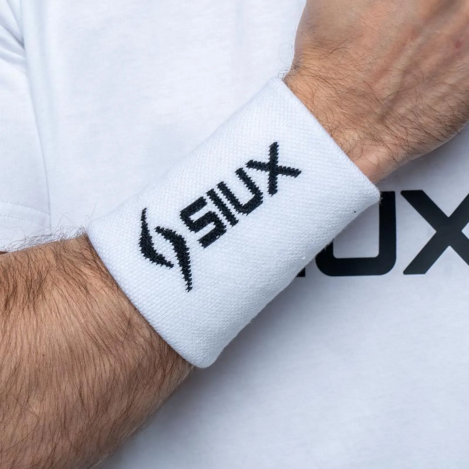 munyequeras-siux-basic-26-larga-blanco-1600x1600 Siux Basic 26 Long White Wristbands - Image 1